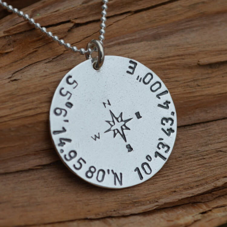 going away gifts coordinates necklace