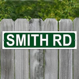 personal street sign gift idea