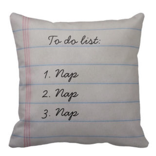 retirement gift napping pillow