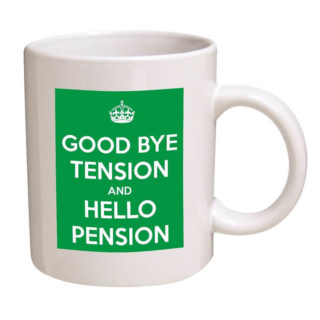 retirement gifts pension mug