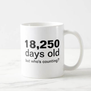 18250 Days Old Mug 2 Gift