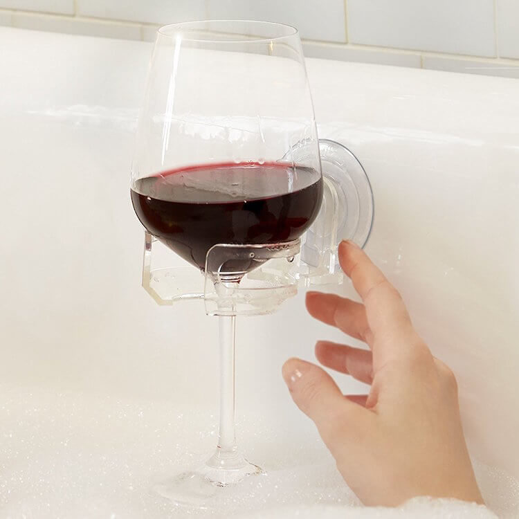 Bathtub Wine Glass Holder Gift