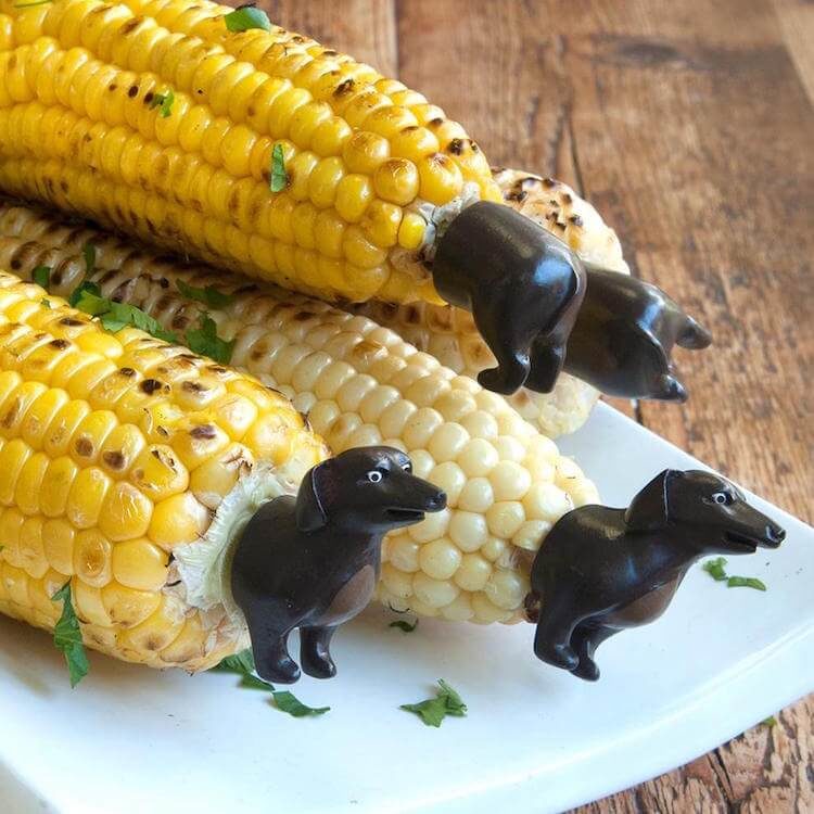Dog Corn Holders Gift