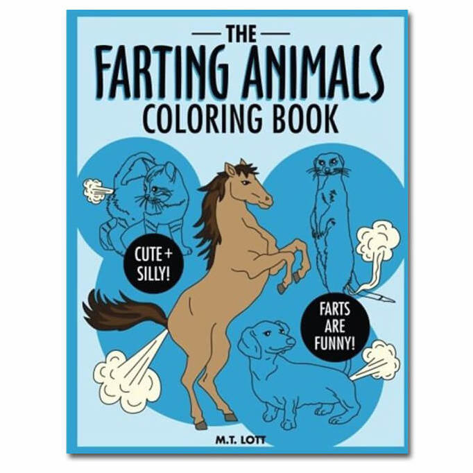 Gifts Farting Animals Coloring Book