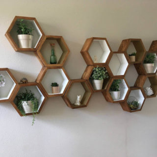 Honeycomb Shelves As Gift Idea