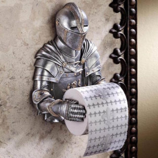 Knight Toilet Paper Holder Gift