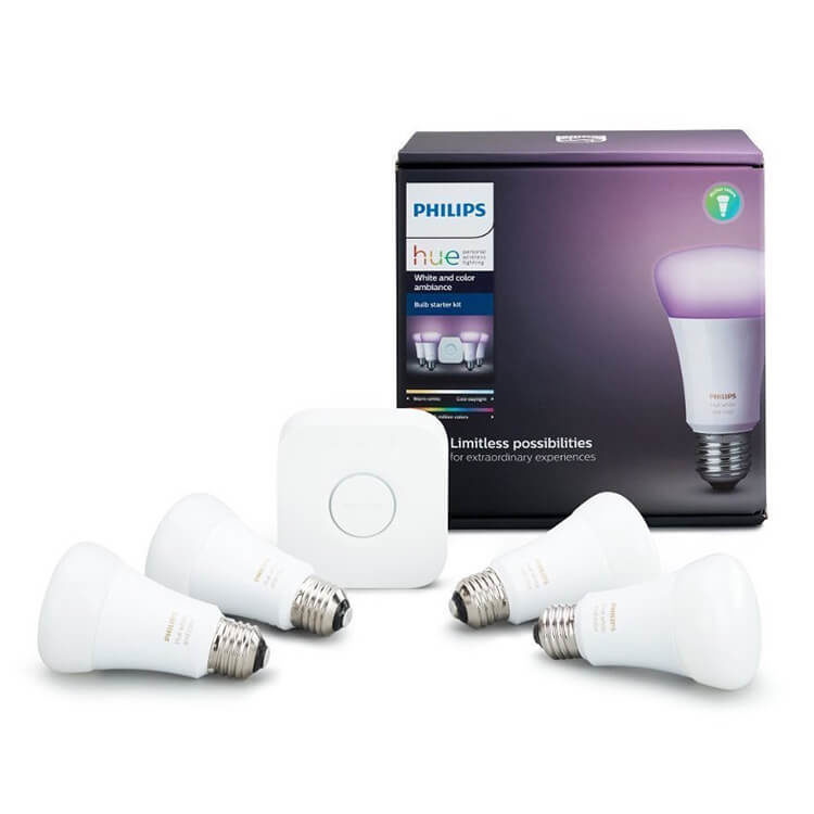 Philips Hue White And Color Smart Bulb Starter Kit