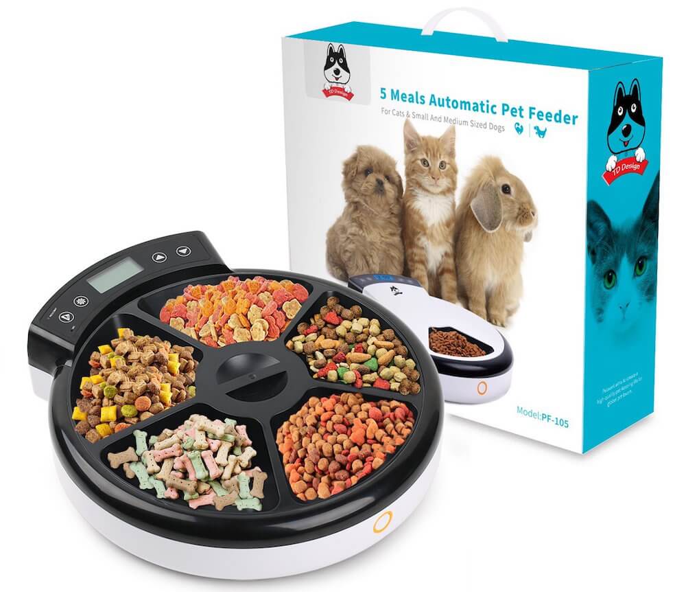 5 Meal Automatic Pet Feeder