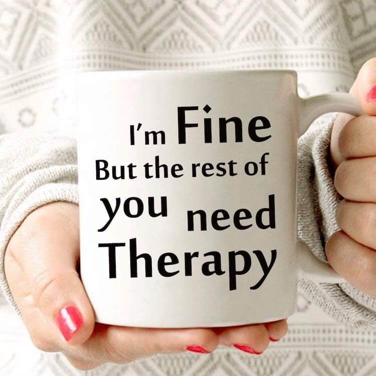 Get Well Gifts Therapy Mug