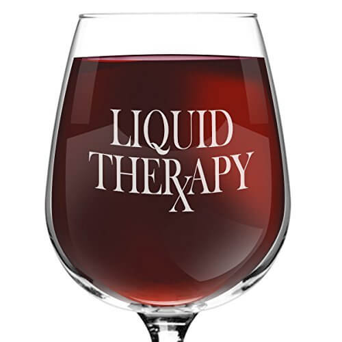 Gift Liquid Therapy Glass