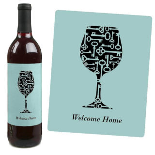 Welcome Home Gifts Wine Labels