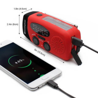 Gift Idea Hand Crank Smart Phone Charger Radio Phone