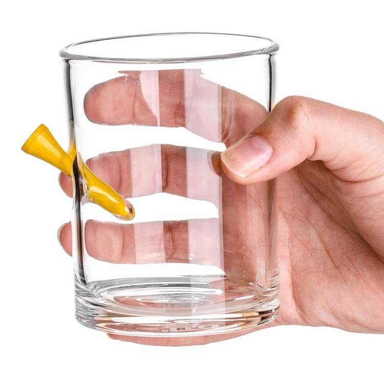 Gift Idea Stuck In Glass Novelty Drinking Glasses 3