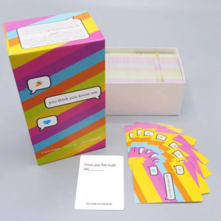 Anniversary Gift You Think You Know Me Card Game