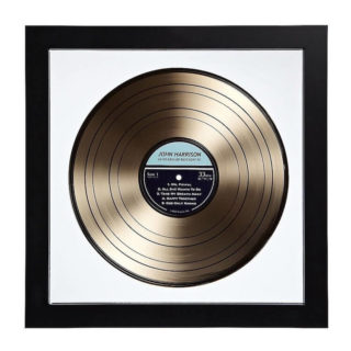 50th Anniversary Gift Personalized Gold Record