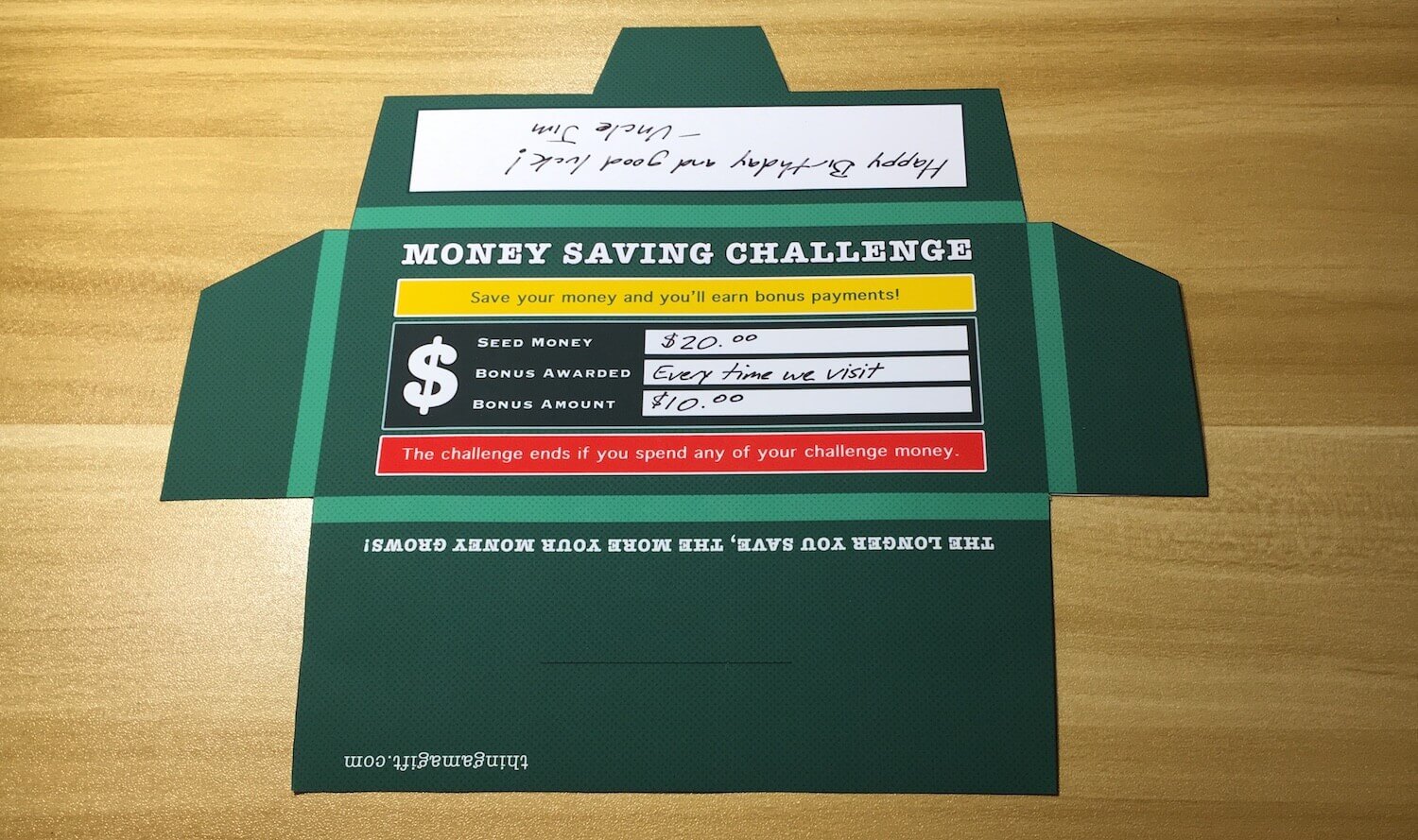 Cut Out Money Saving Challenge