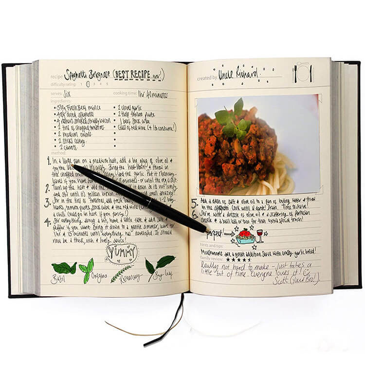 Family Cookbook Gift Idea 2