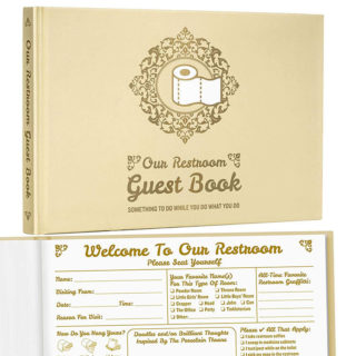 Funny Gift Bathroom Guest Book