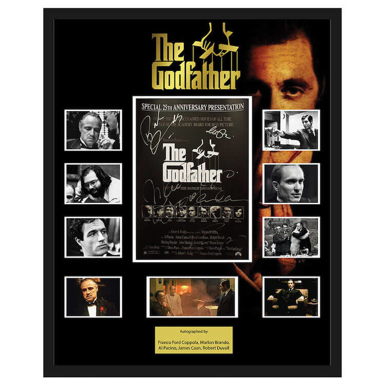 The Godfather Autographed Photo Collage Gift