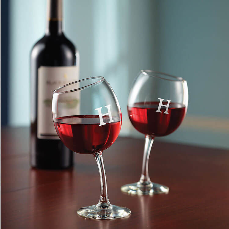 Tipsy Wine Glasses Gift Idea