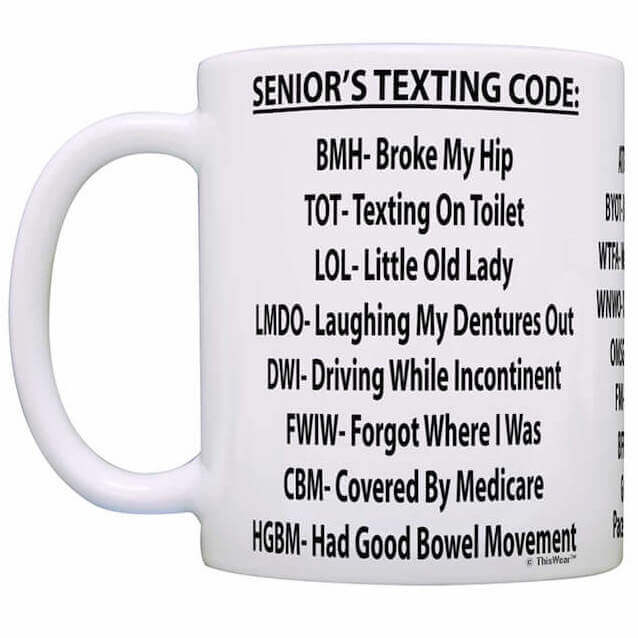 Gift Seniors Texting Code 1