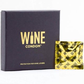 Funny Gift Wine Condoms
