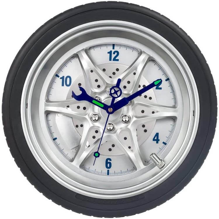 Tire Rim Wall Clock 2