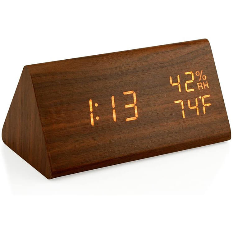 Wooden Led Digital Desk Clock