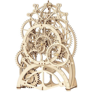 Wooden Mechanical Pendulum Clock Puzzle