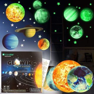 Glow In The Dark Stars And Planets Stickers