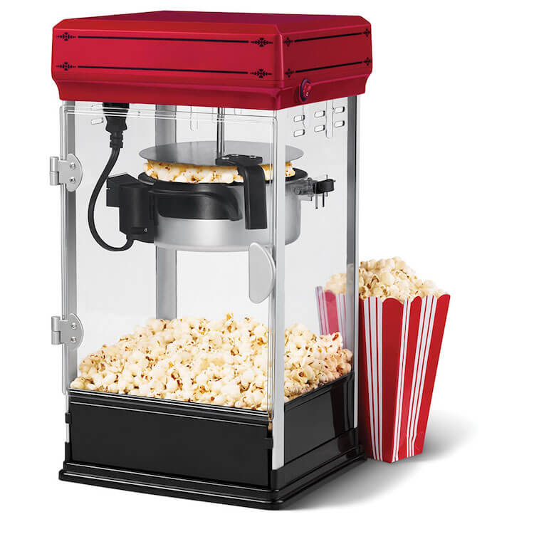NEW DOWNTOWN POPCORN MAKER MAKES  POPCORN IN 3 MINUTES SUITABLE FOR XMAS GIFT