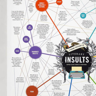 Literary Insults Chart Funny Gift 2