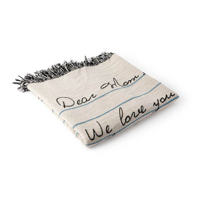 Personalized Letter Blanket Gift 2