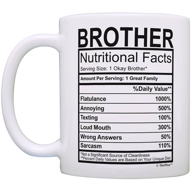 Funny Mug For Brother Gift